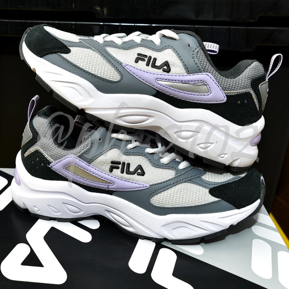 FILA Ladies' Shoe Grey/Lilac - Picture 2 of 11